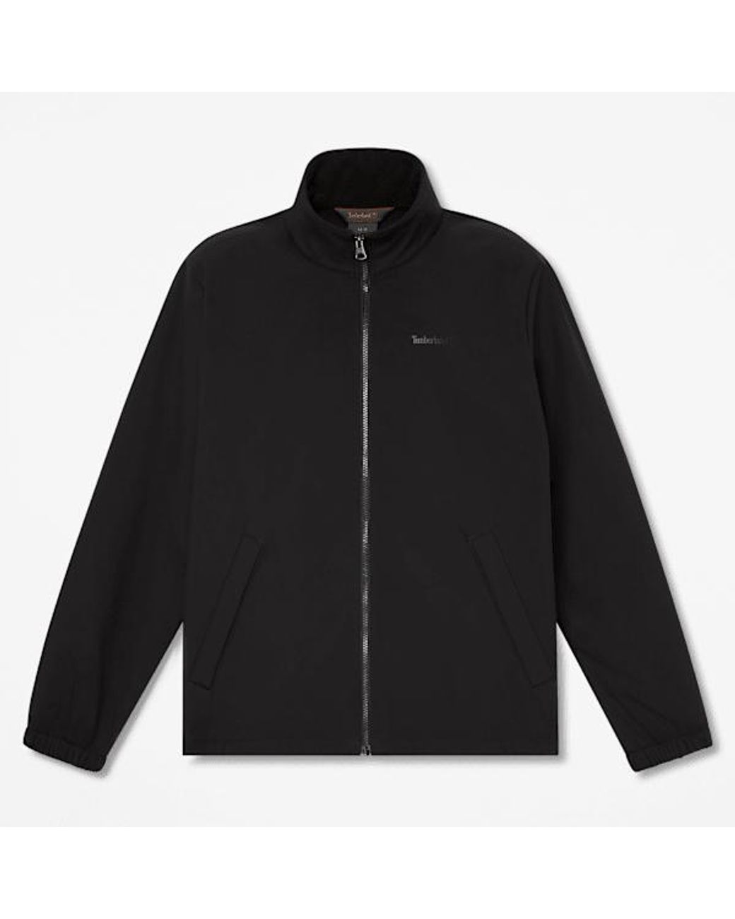 Timberland Black Windproof Full-Zip Softshell Jacket For for men