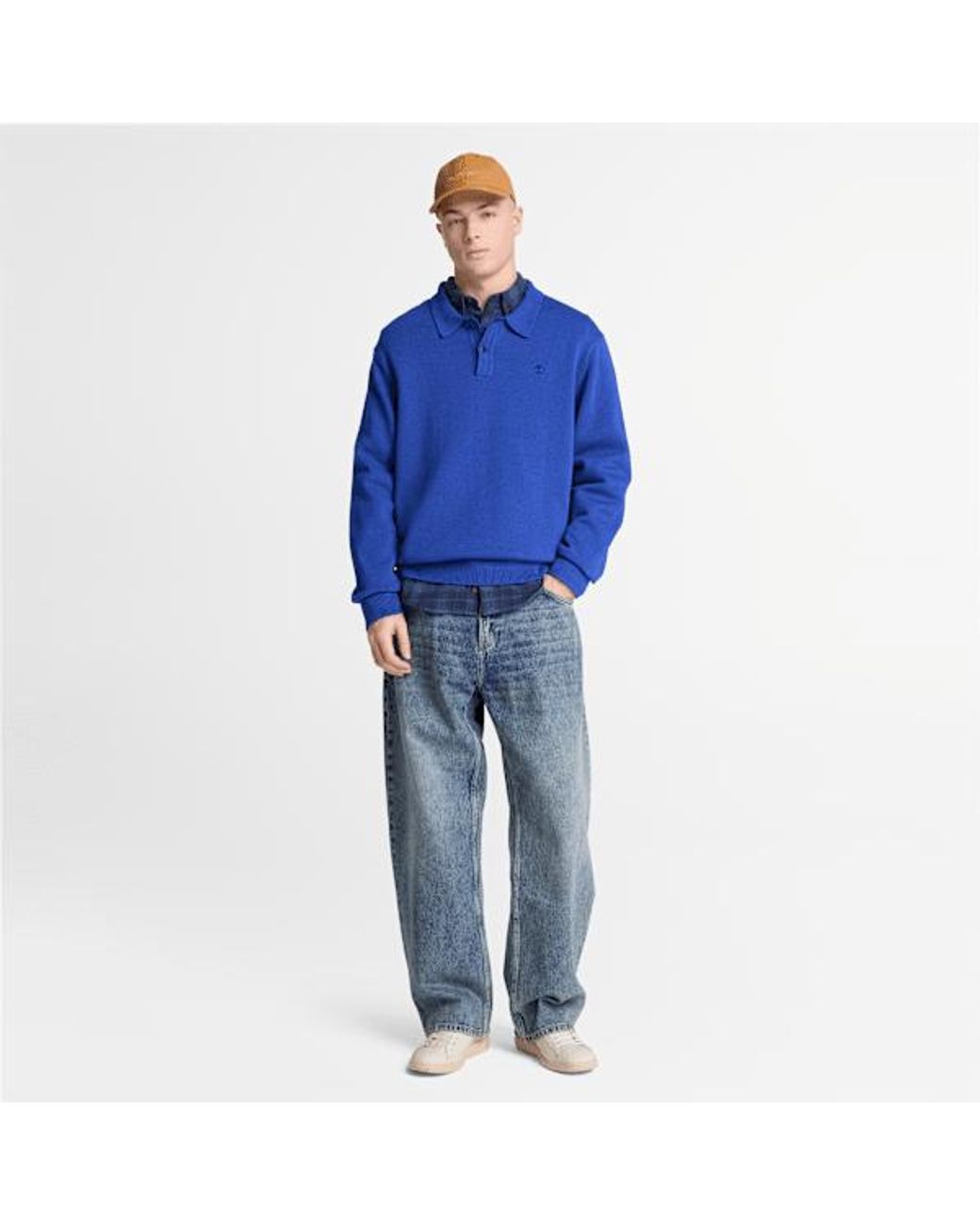 Timberland Blue Flannel Check Regular Shirt For for men