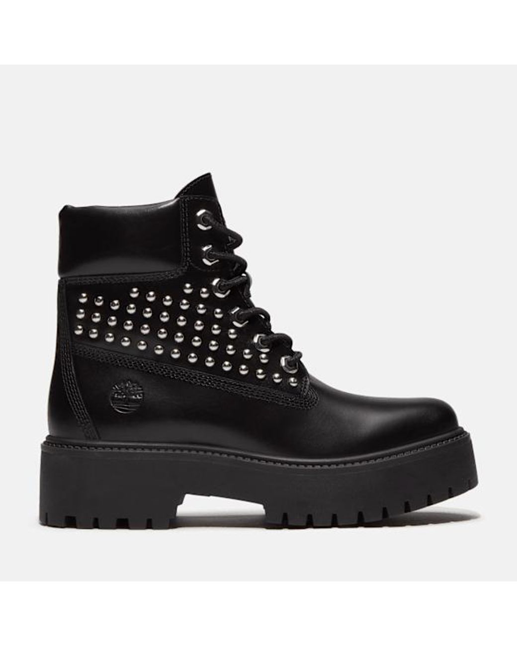 Timberland Black Stone Street Platform 6-Inch Boot For