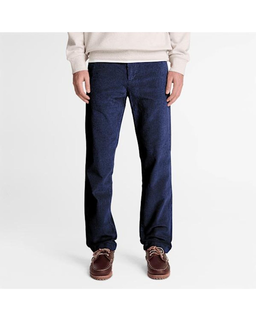 Timberland Blue Claremont Straight Corduroy Chino Trouser For for men
