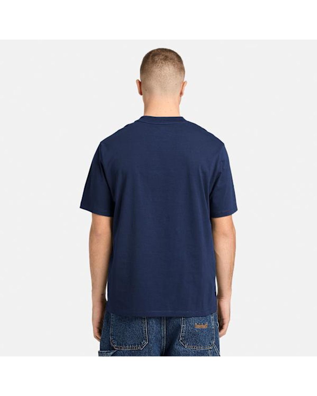 Timberland Blue Hampthon Short-Sleeve T-Shirt For for men