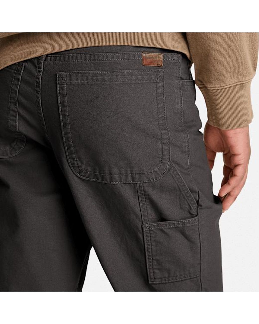 Timberland Gray Rindge Canvas Carpenter Trouser For for men