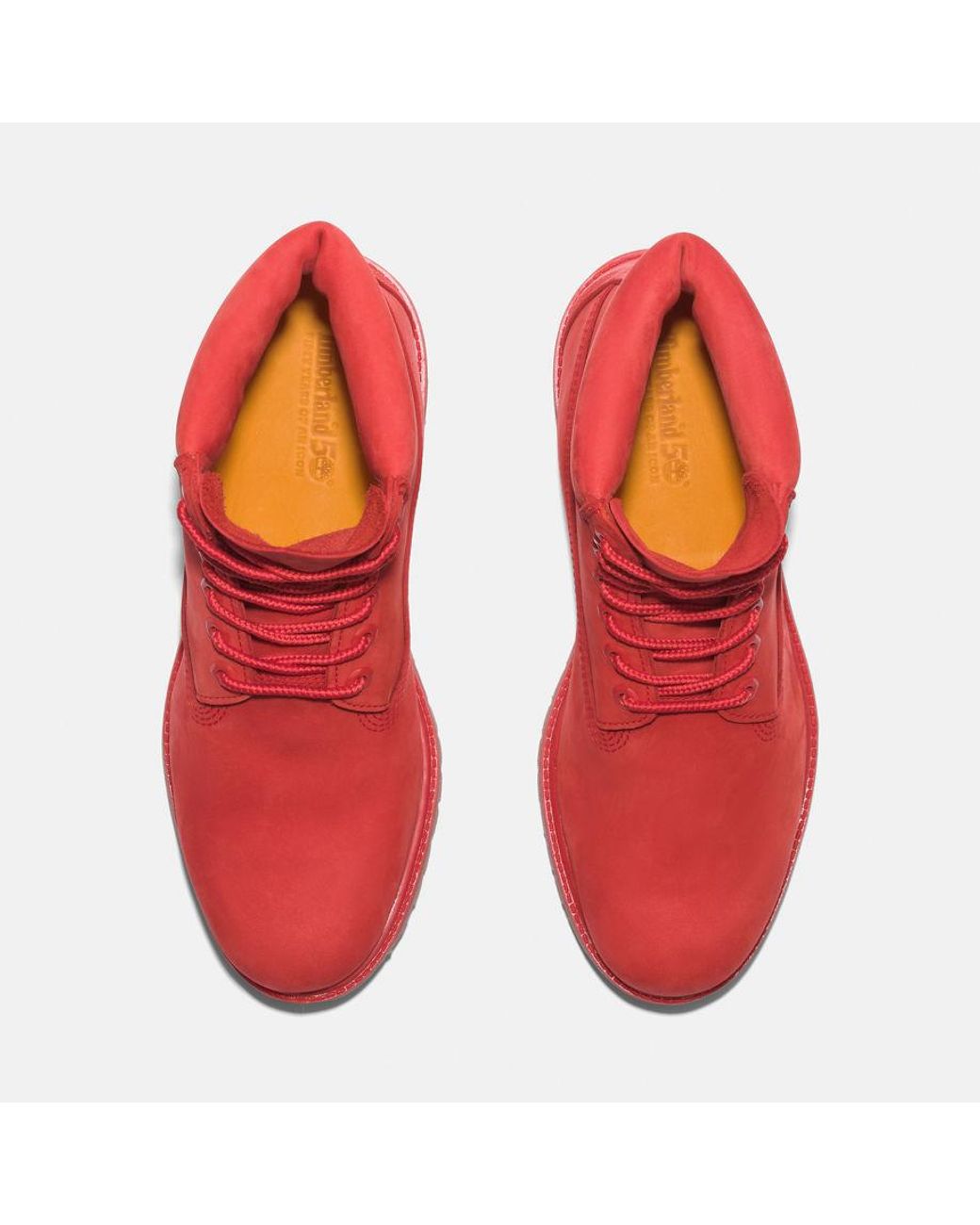 Red timberlands mens for sale deals