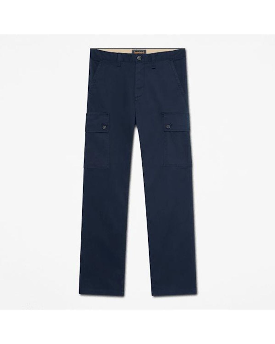 Timberland Blue Twill Cargo Trouser For for men