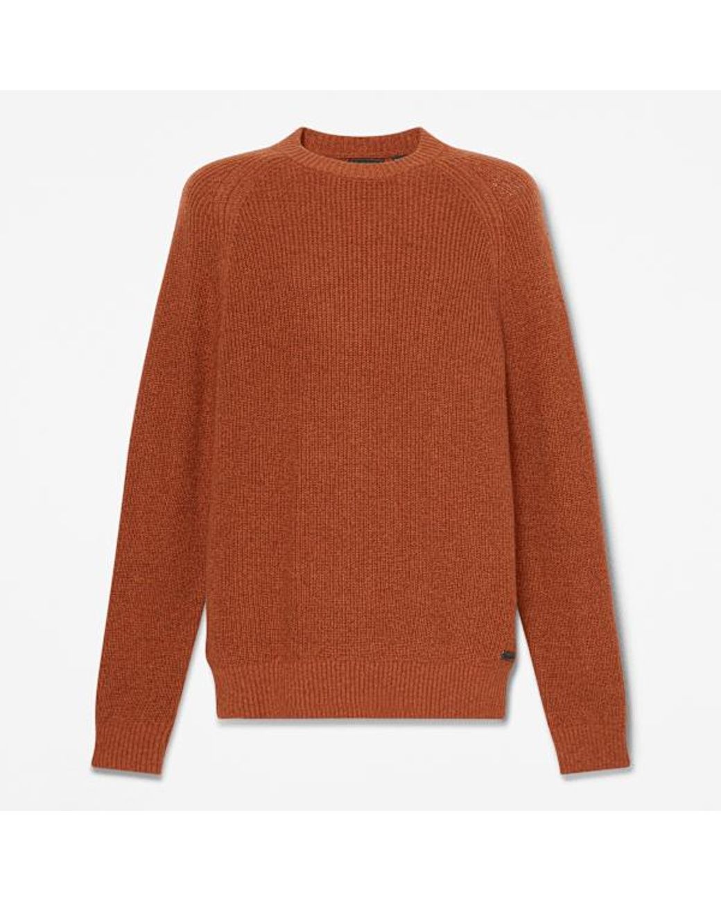 Timberland Brown Cotton Crewneck Jumper For for men