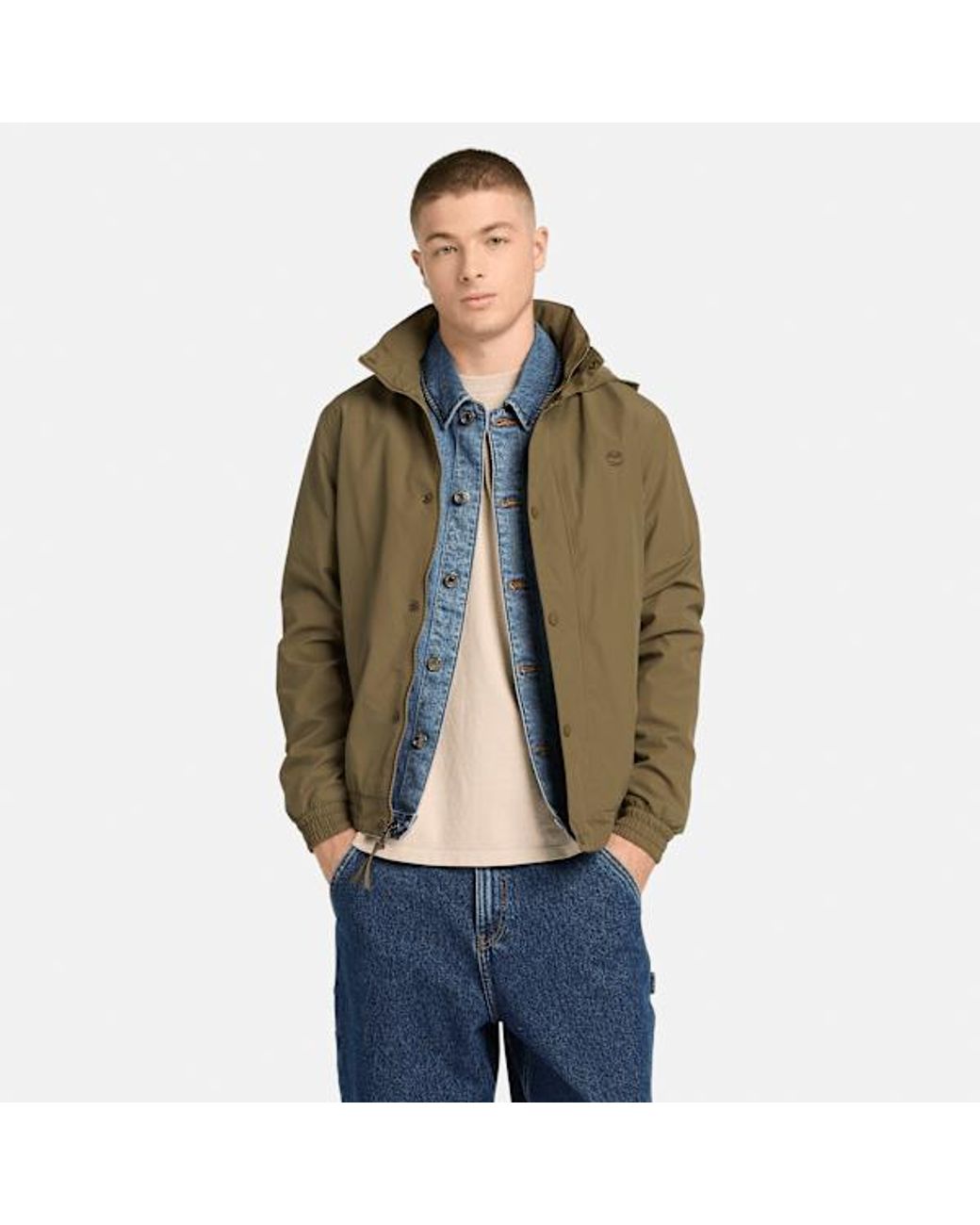 Timberland Green Waterproof Bomber For for men