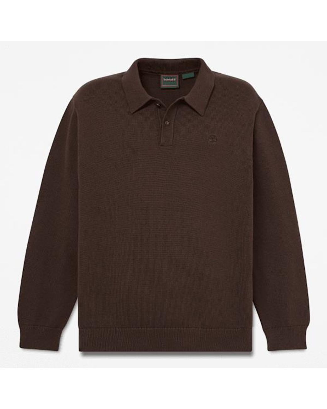 Timberland Brown Williams River Cotton Polo Jumper For for men