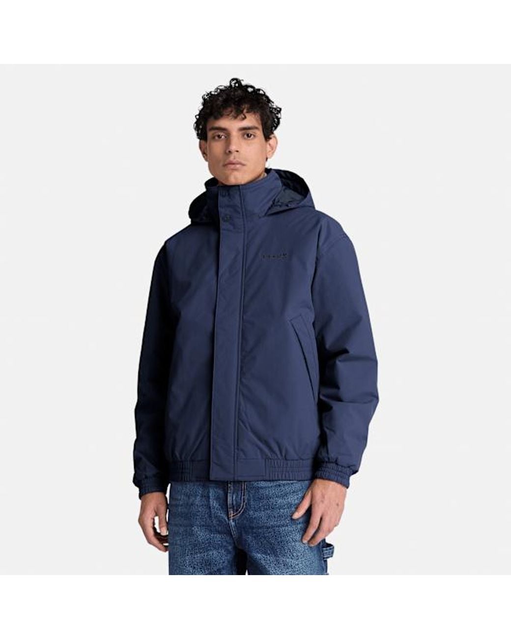 Timberland Blue Waterproof Insulated Bomber For for men