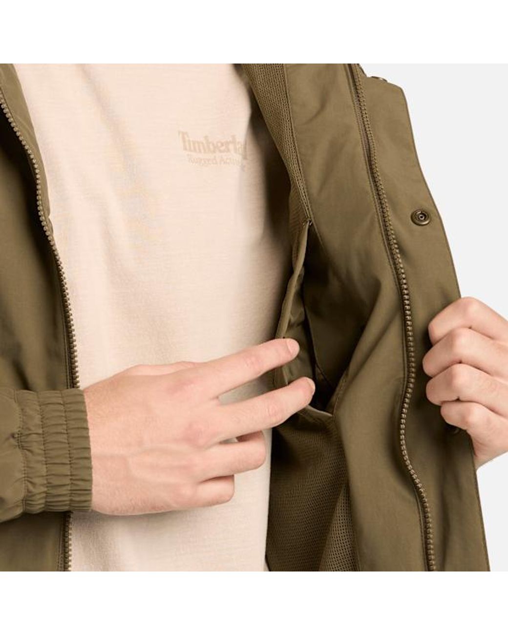 Timberland Green Waterproof Bomber For for men