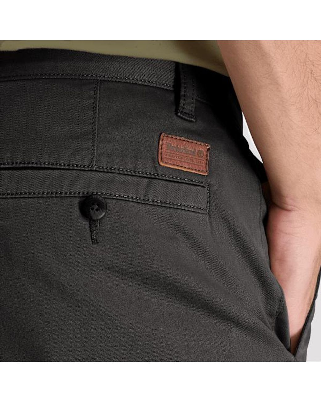 Timberland Gray Claremont Slim Twill Chino Trouser For for men