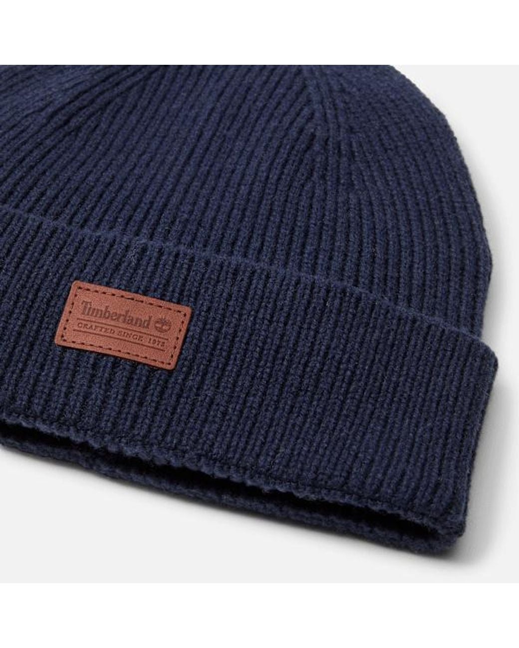 Timberland Blue Heritage Fisherman Beanie For for men