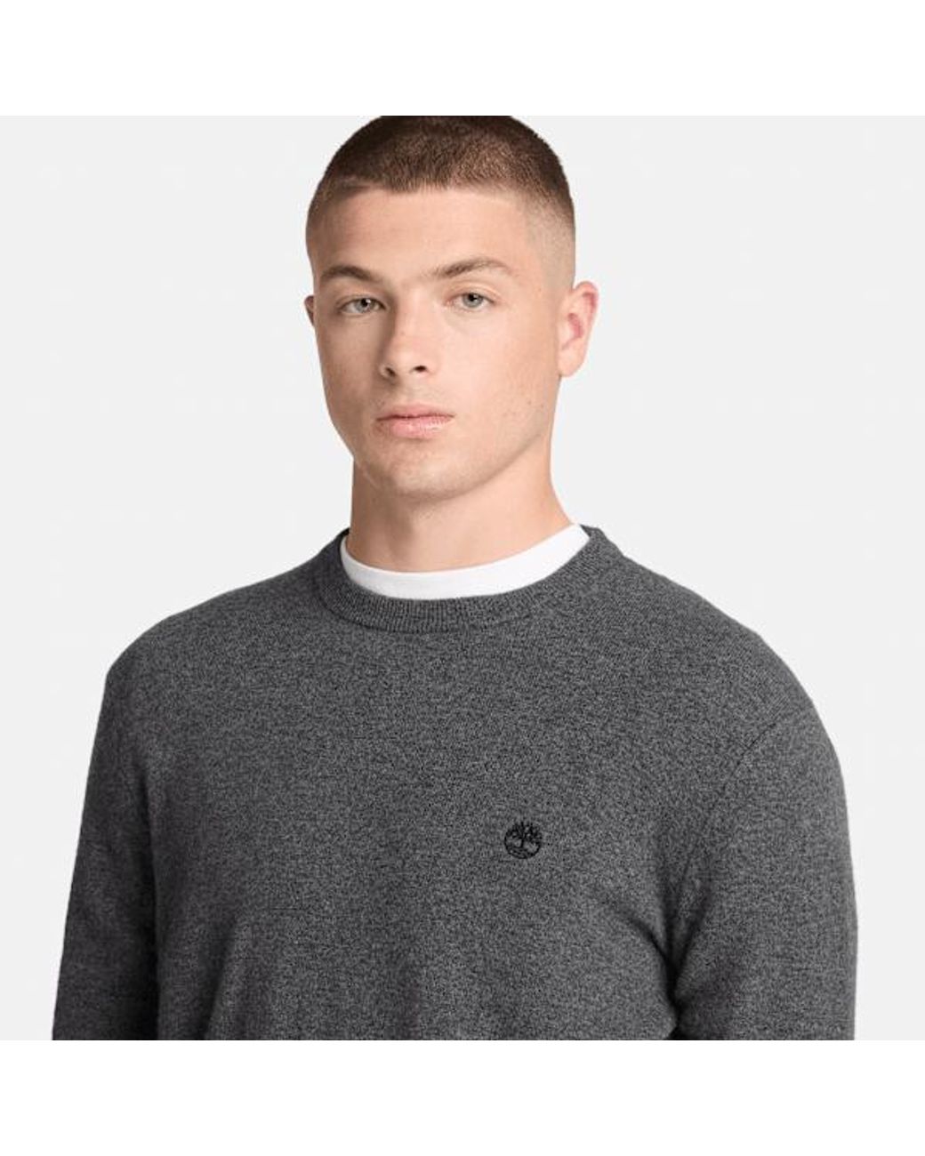Timberland Gray Cohas Brook Merino Crewneck Jumper For for men