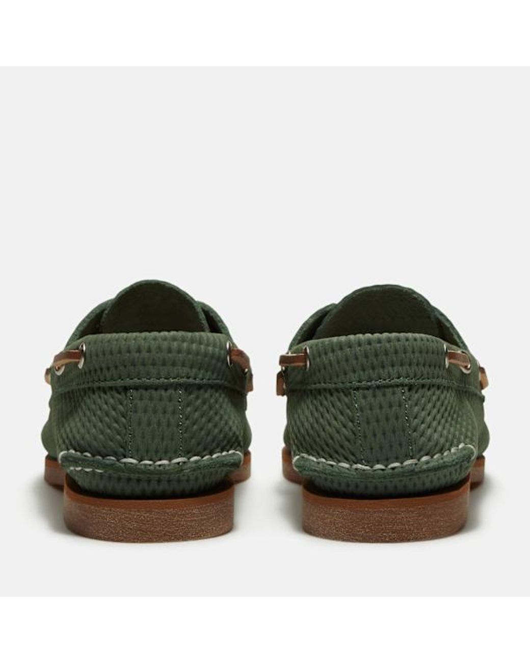 Timberland Green Classic Boat Shoe For