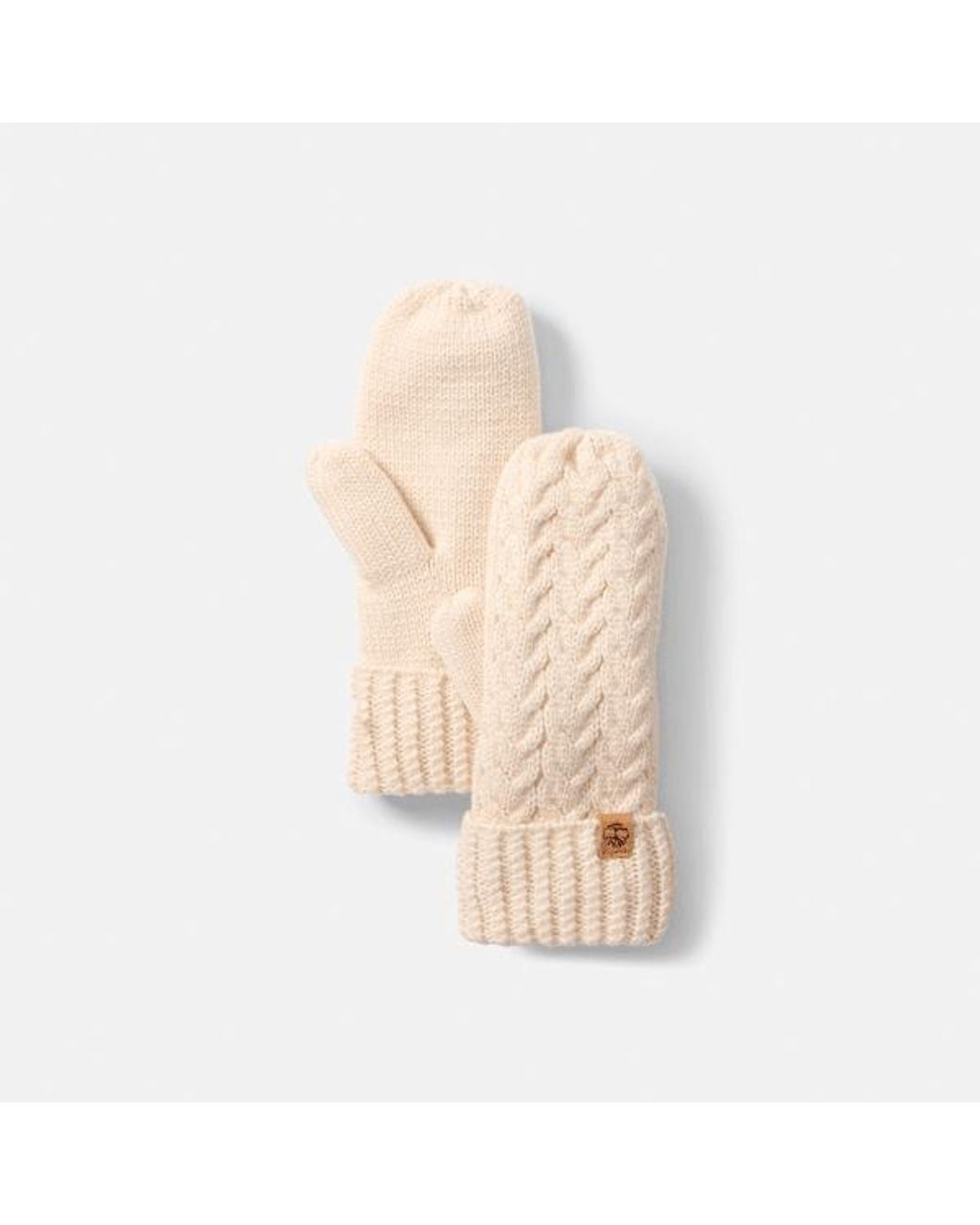 Timberland Natural Cable Mitten For