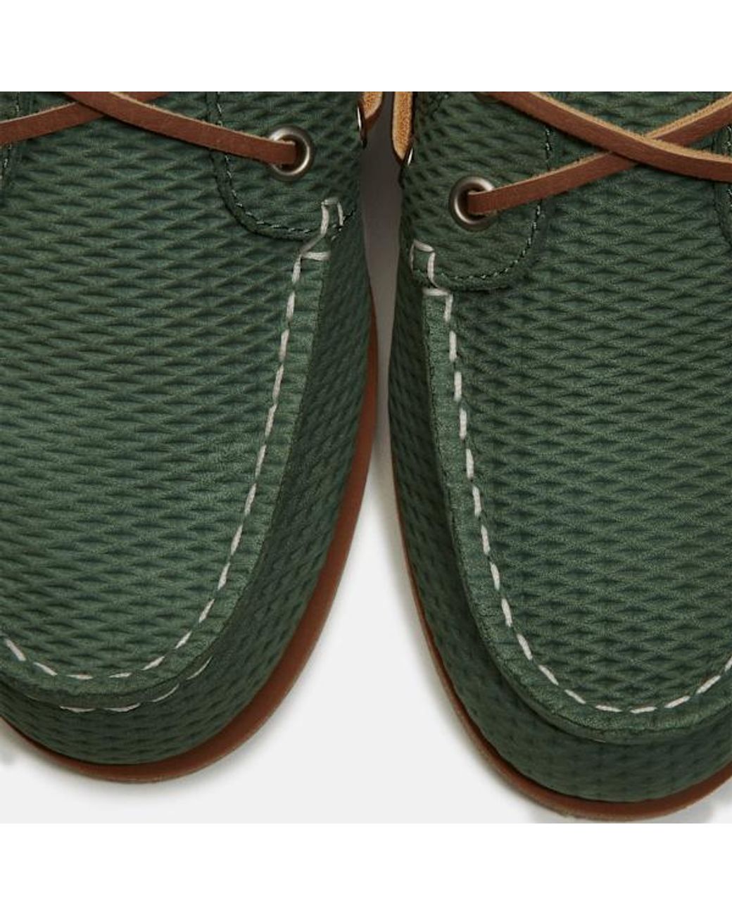 Timberland Green Classic Boat Shoe For