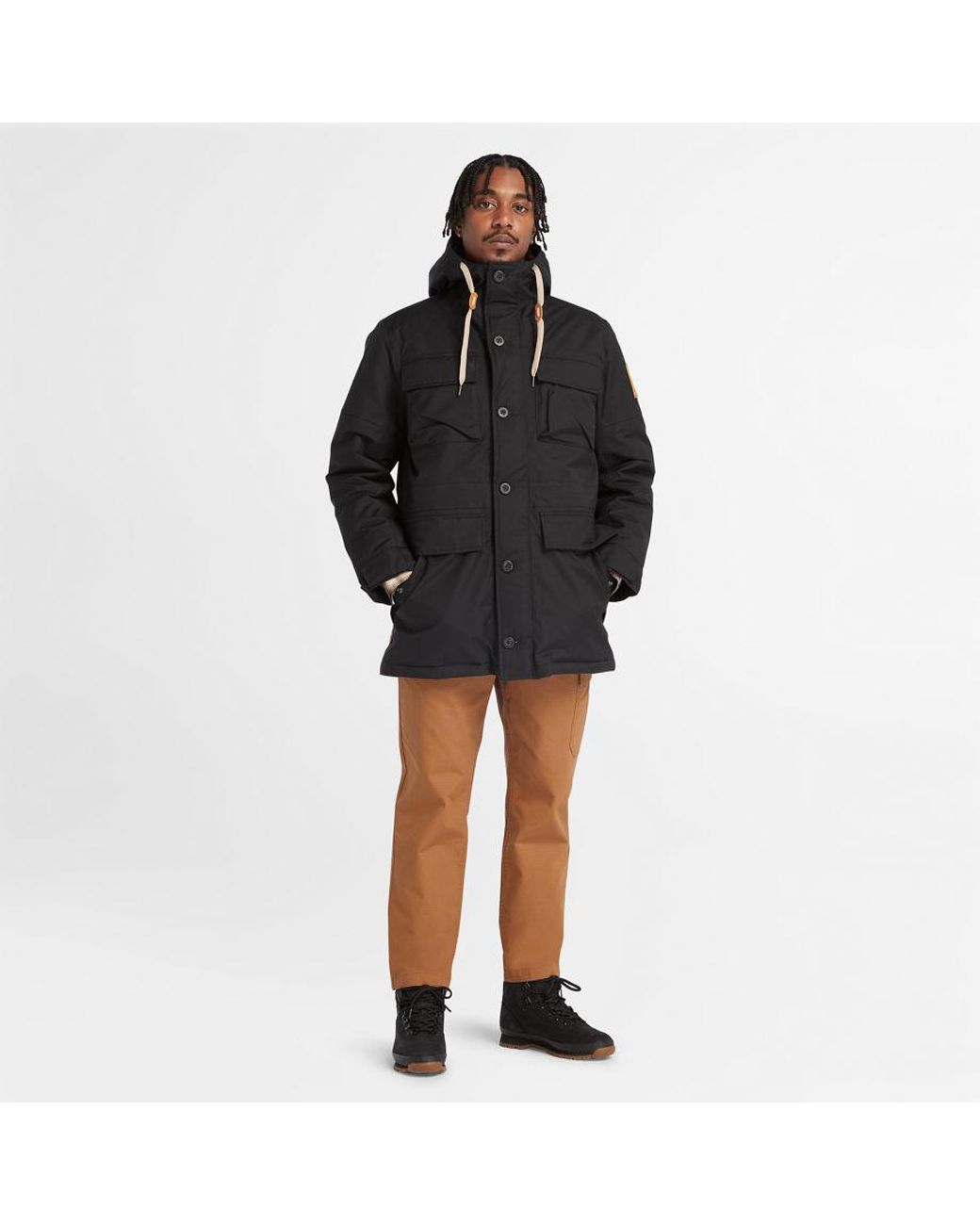 Timberland Wilmington Expedition Waterproof Parka in Black for Men