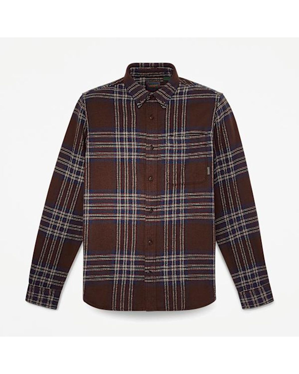 Timberland Brown Check Regular Shirt For for men