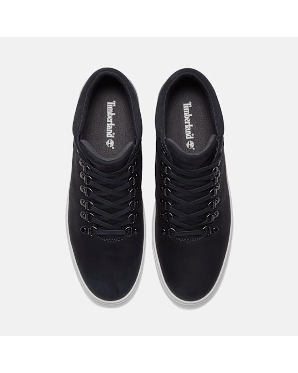 Timberland Black Lisbon Hill Mid Trainer For for men