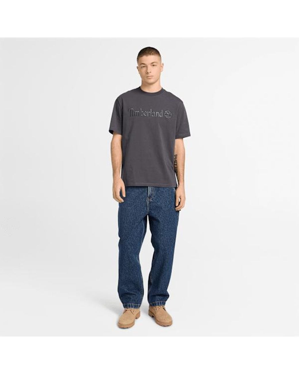 Timberland Blue Hampthon Short-Sleeve T-Shirt For for men