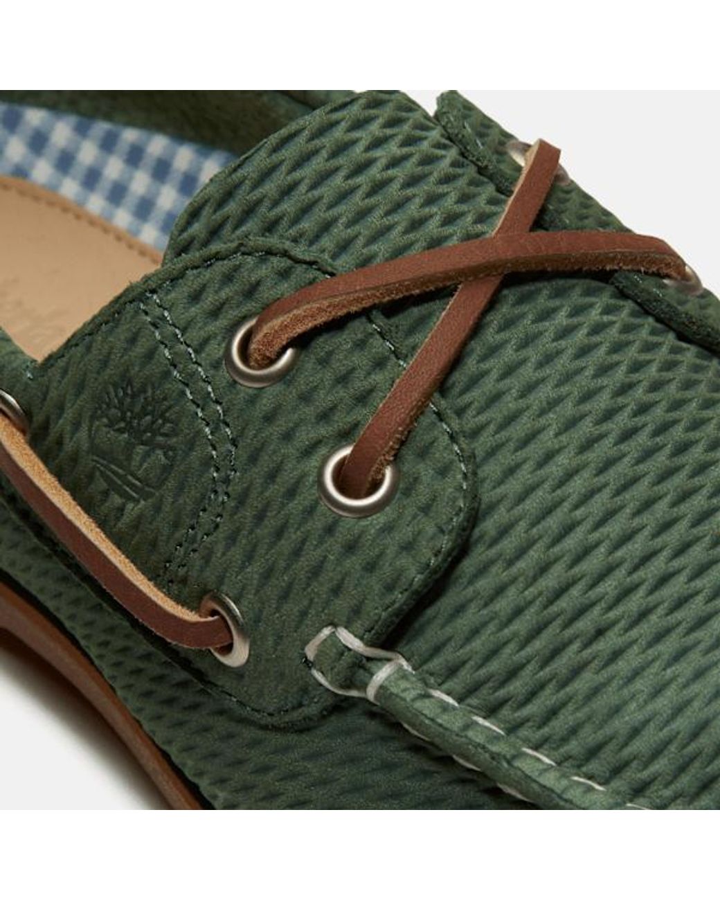 Timberland Green Classic Boat Shoe For