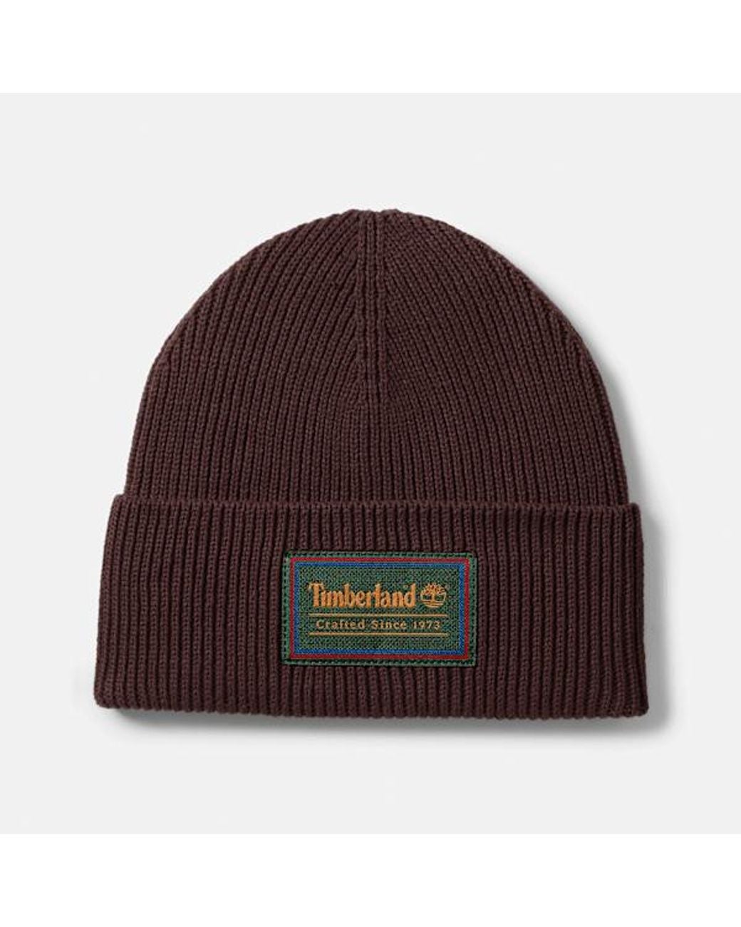 Timberland Brown Crafted Beanie For for men