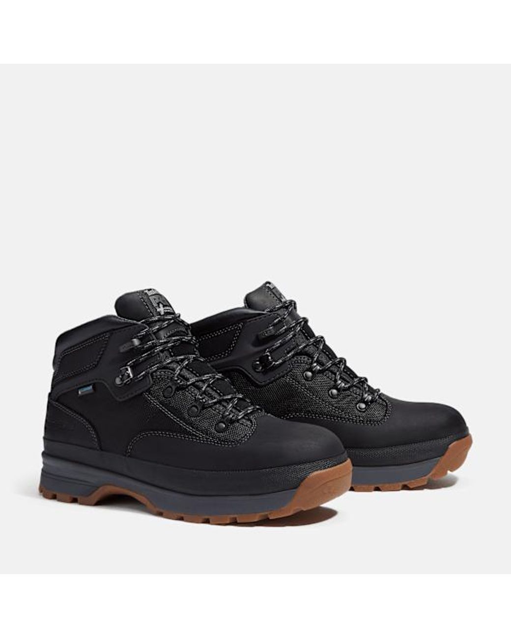 Timberland Black Pro Euro Hiker Xt Waterproof Mid Boot For for men