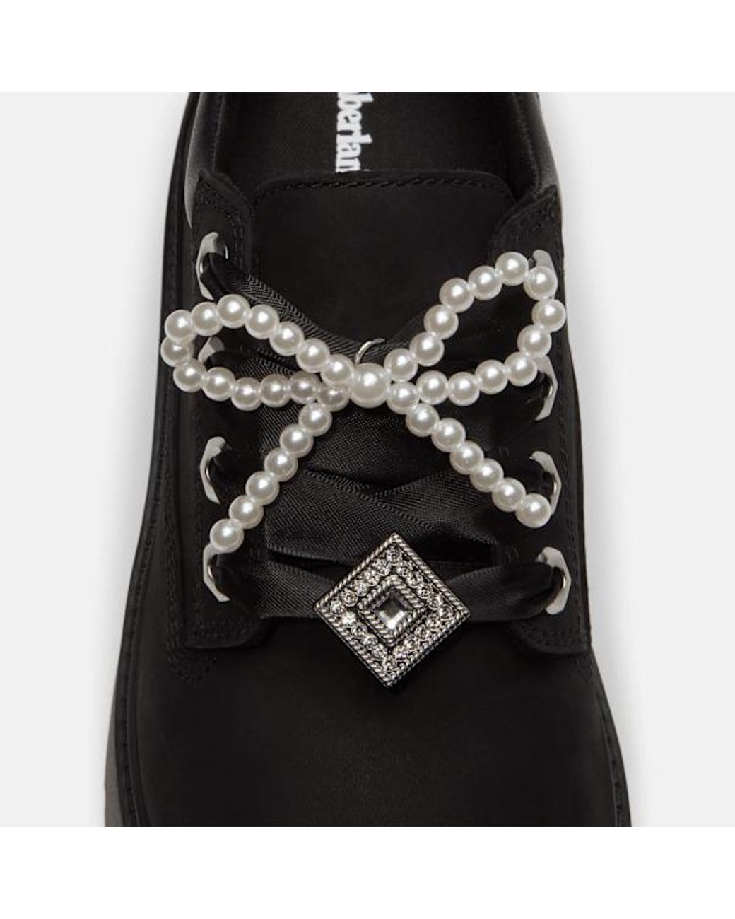 Timberland Black Stone Street Platform Shoe For