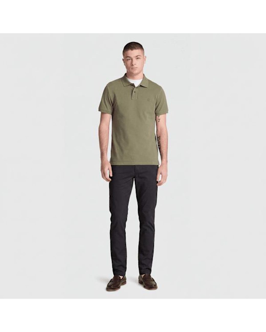 Timberland Gray Claremont Slim Twill Chino Trouser For for men