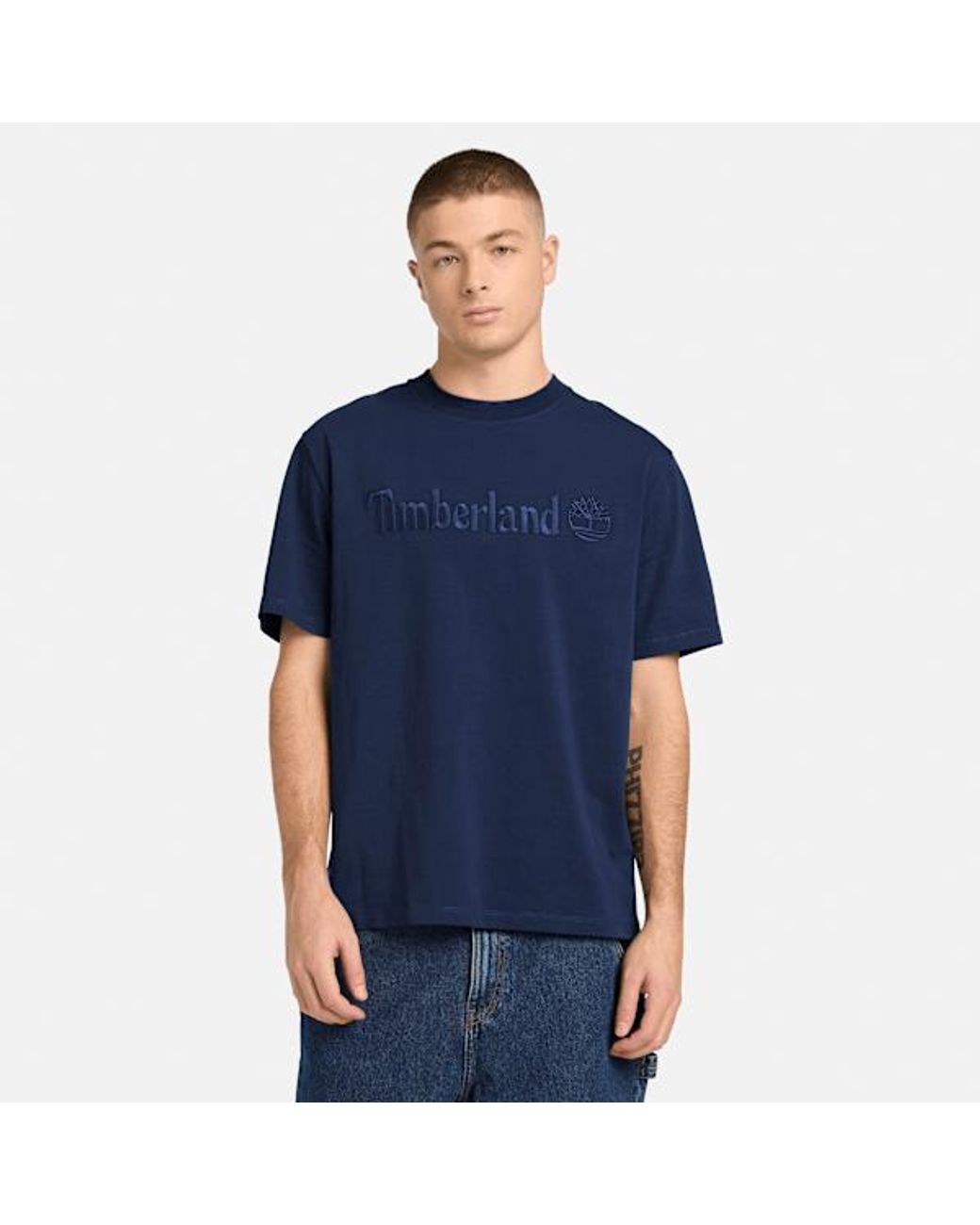 Timberland Blue Hampthon Short-Sleeve T-Shirt For for men