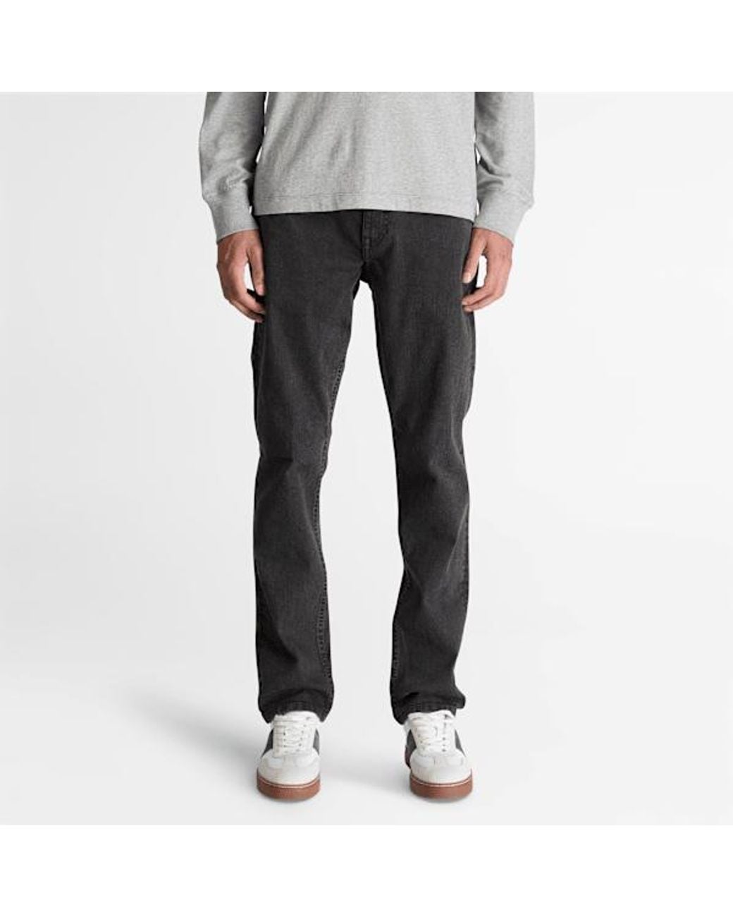 Timberland Gray Slim Denim Trouser For for men