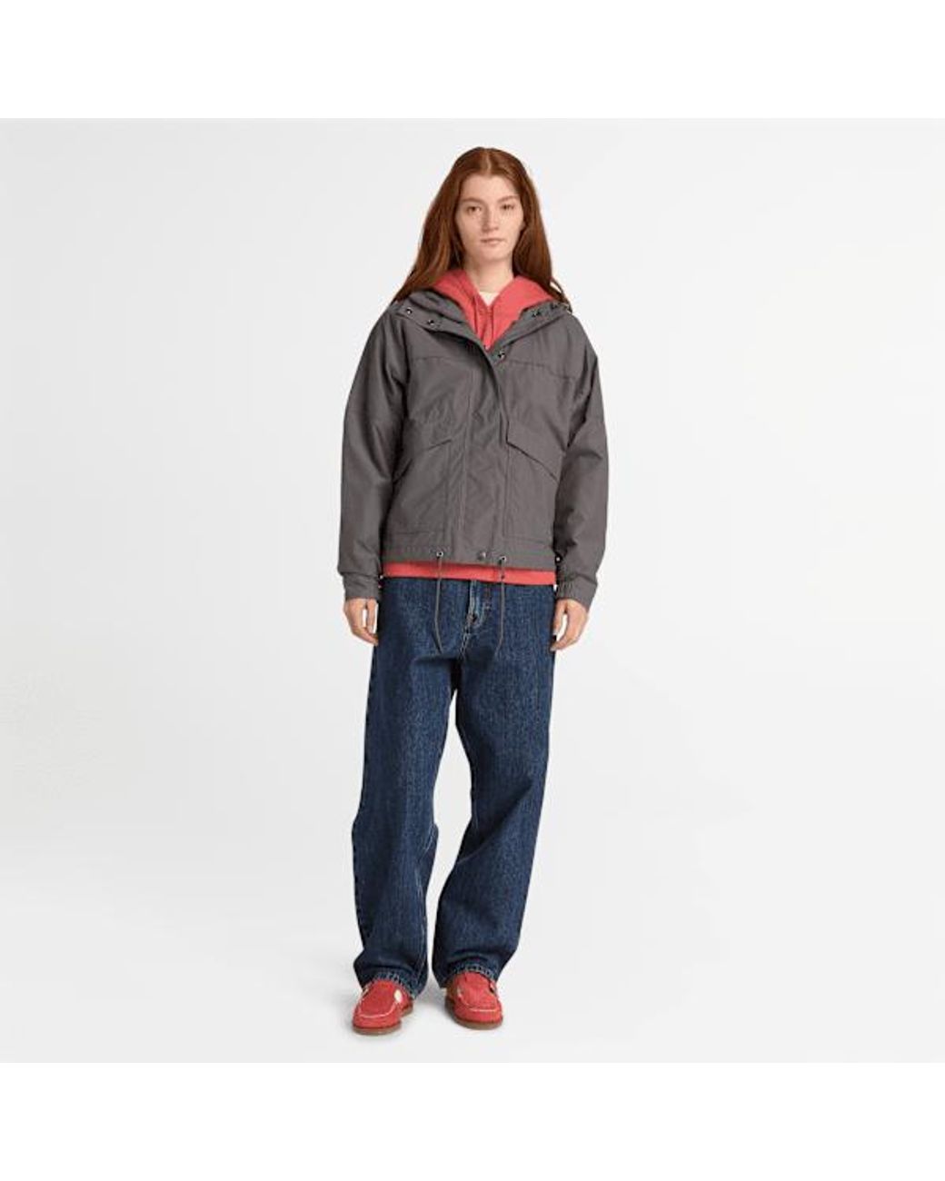 Timberland Gray Durable Water Repellent Jacket For