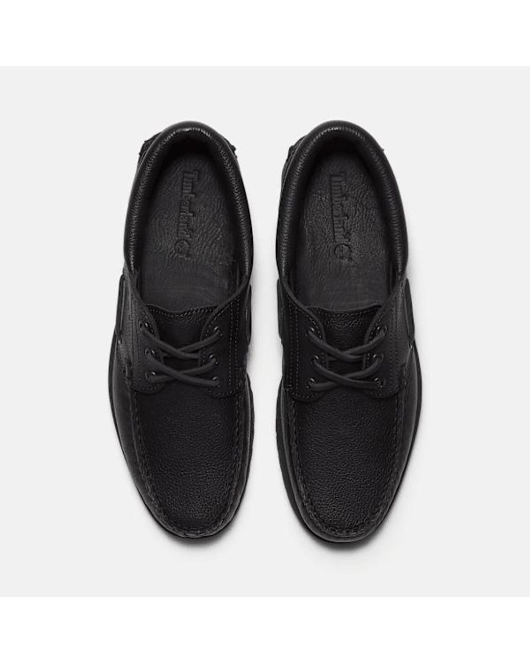 Timberland Brown Authentic 3-Eye Lug Handsewn Boat Shoe For for men