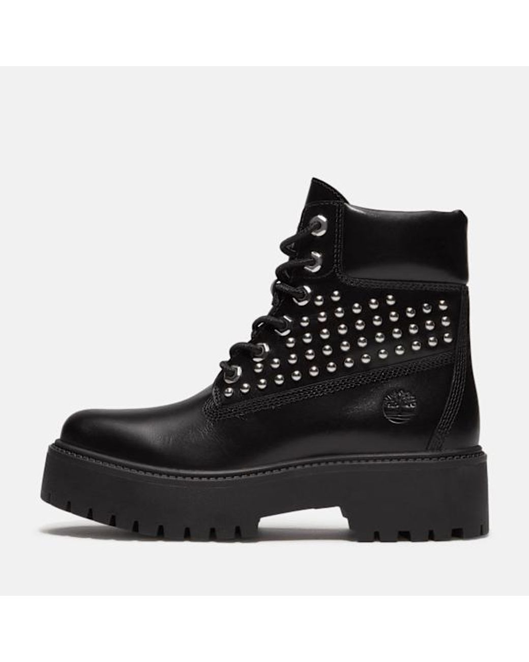 Timberland Black Stone Street Platform 6-Inch Boot For