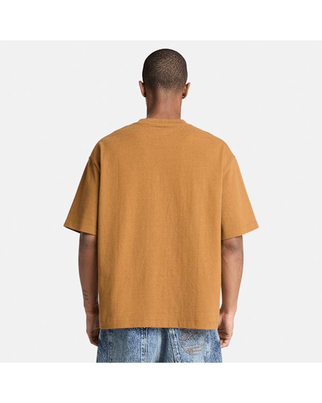 Timberland Brown Rugged Boot Short-Sleeve T-Shirt For for men