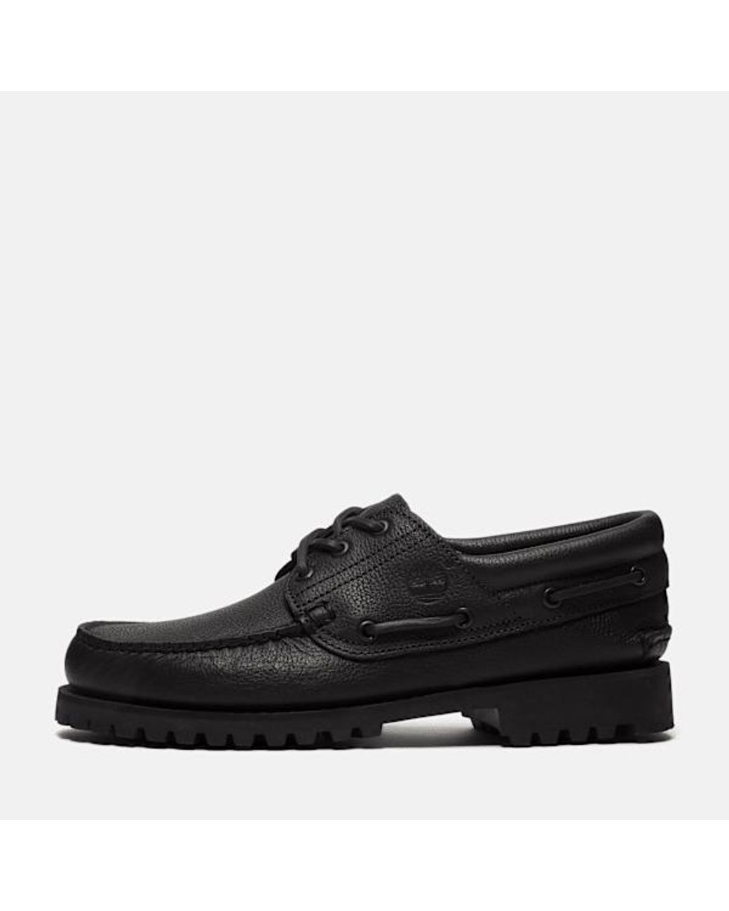 Timberland Brown Authentic 3-Eye Lug Handsewn Boat Shoe For for men