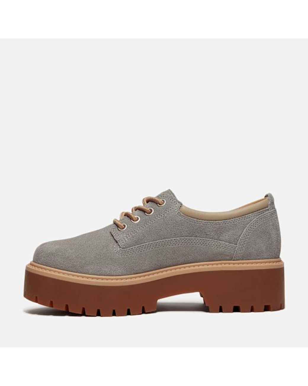 Timberland Brown Stone Street Platform Shoe For