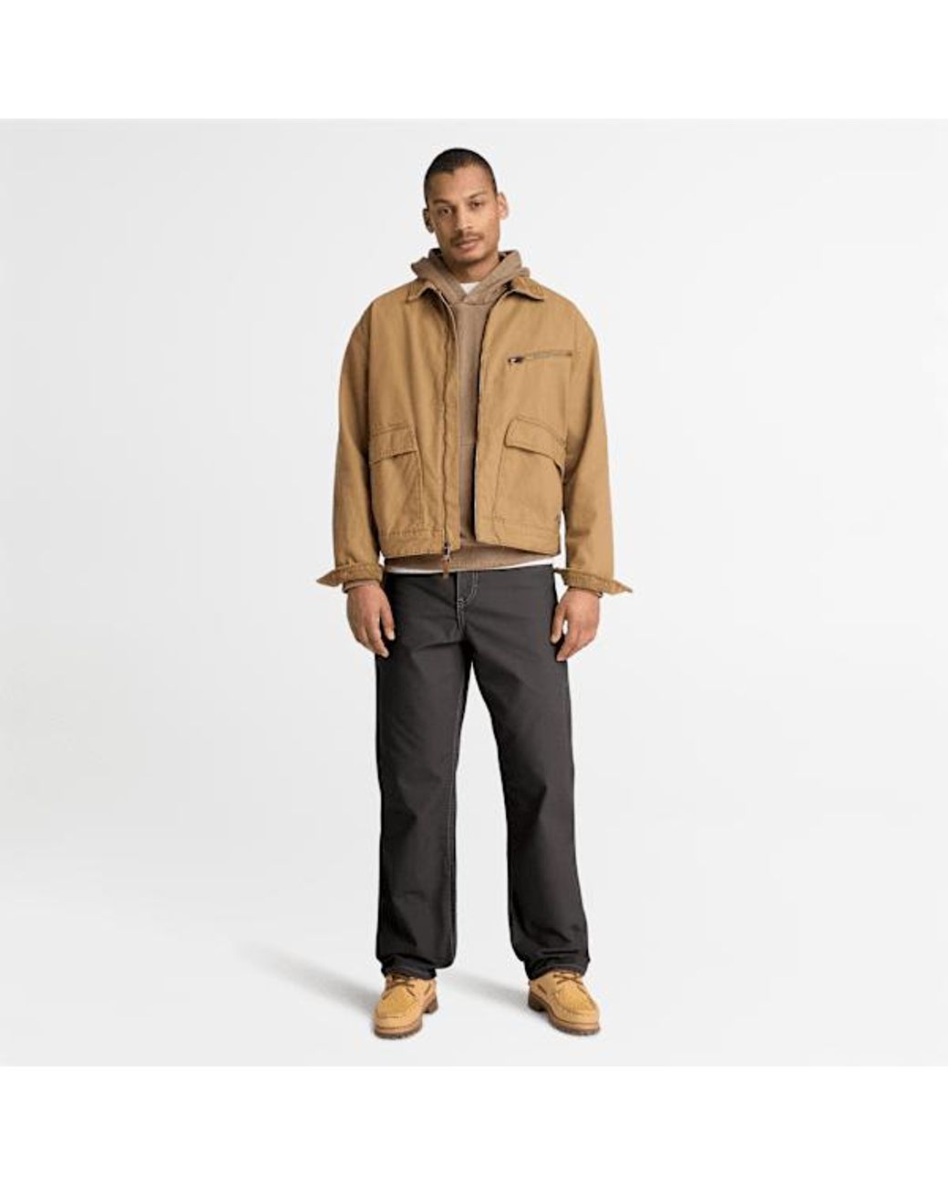 Timberland Gray Rindge Canvas Carpenter Trouser For for men