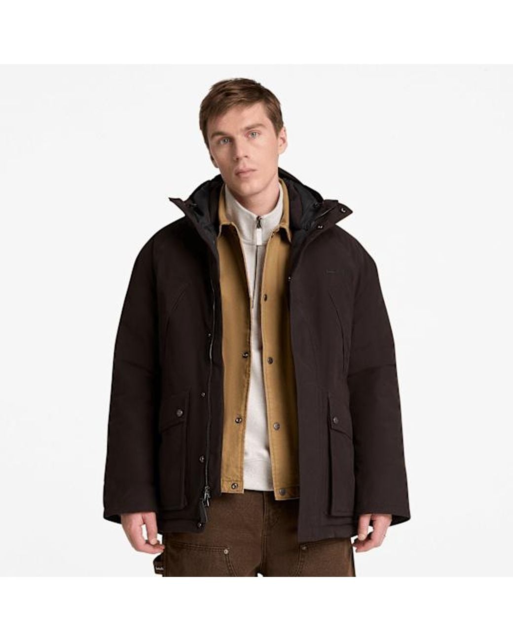 Timberland Black Waterproof Parka For for men