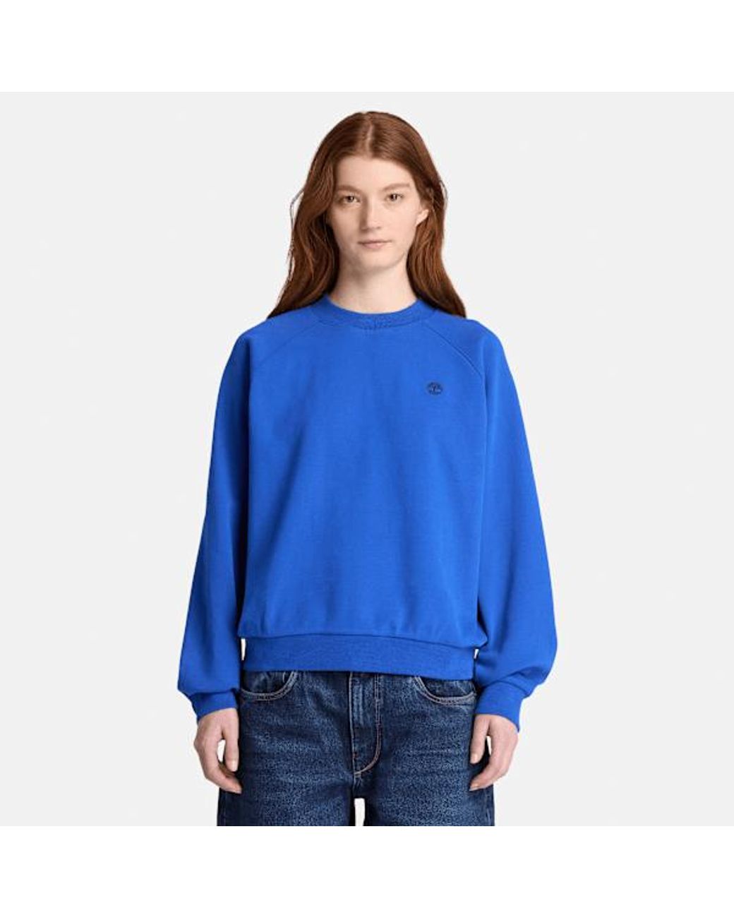 Timberland Blue Crafted Crew Sweatshirt For