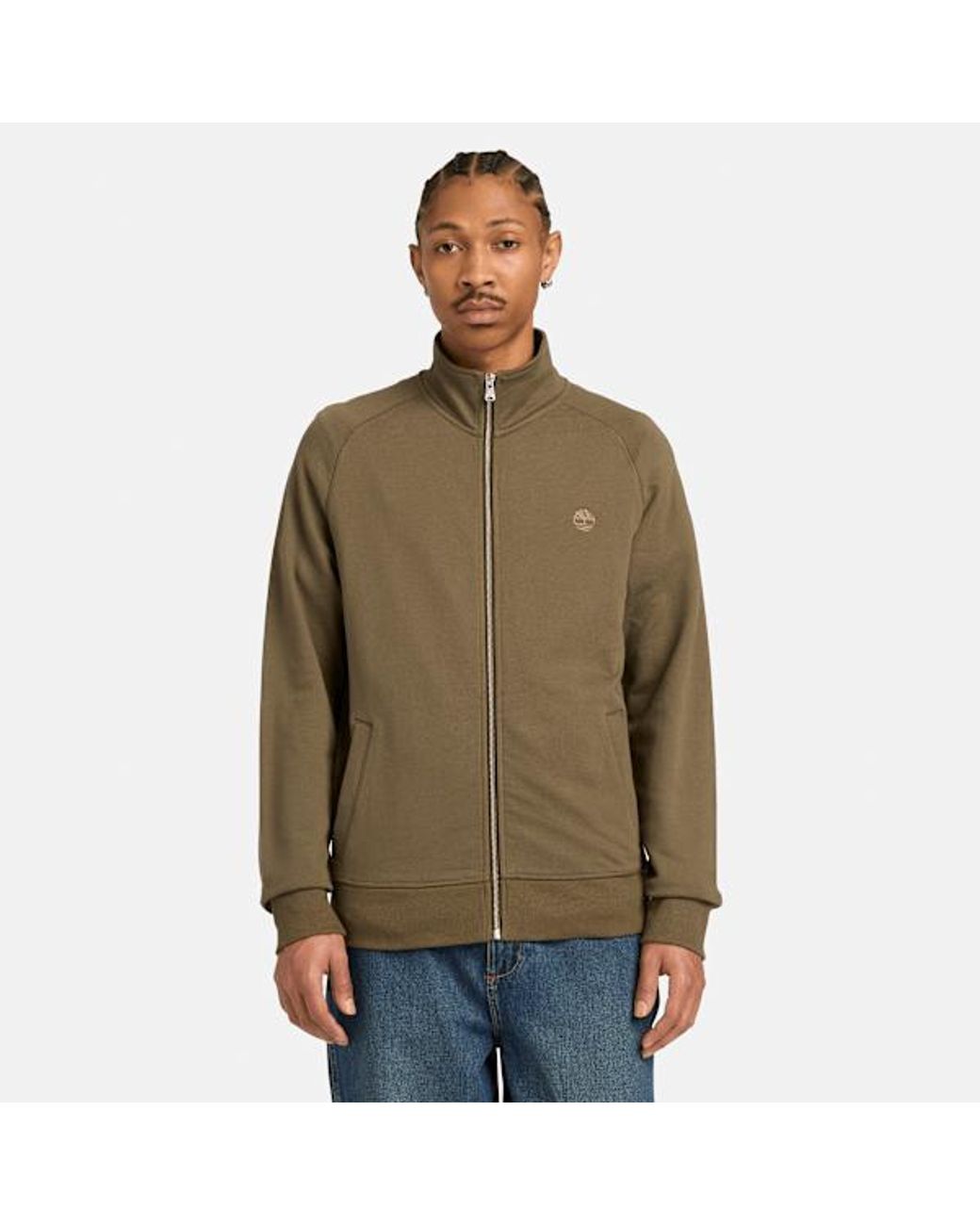 Timberland Green Exeter River Full Zip Sweatshirt For for men