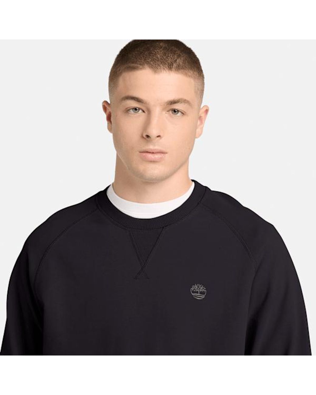 Timberland Black Exeter River Crewneck Sweatshirt For for men