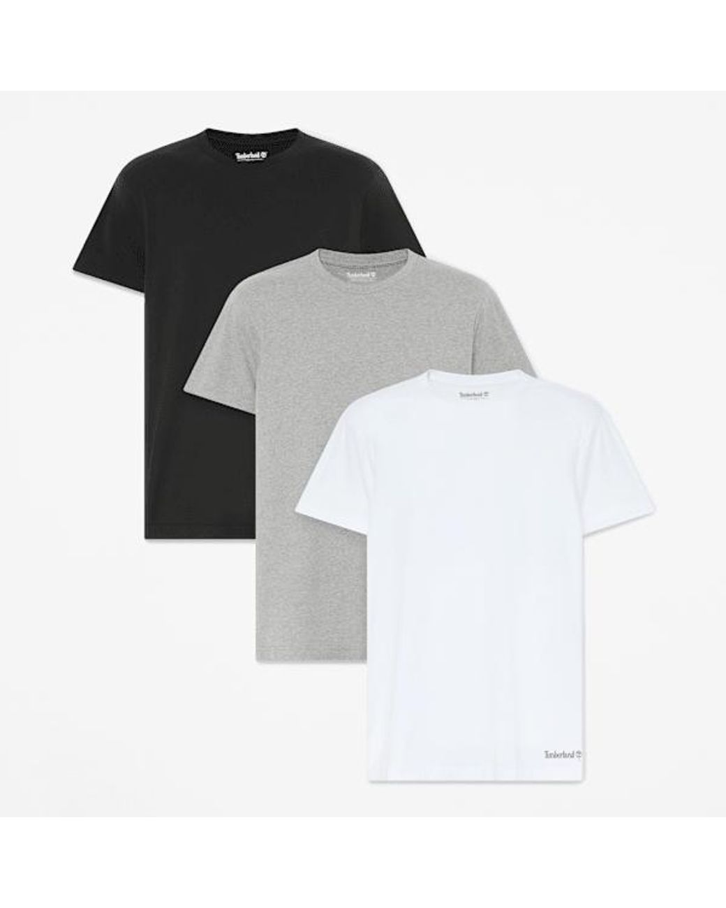 Timberland Black 3-Pack Basic T-Shirt For for men