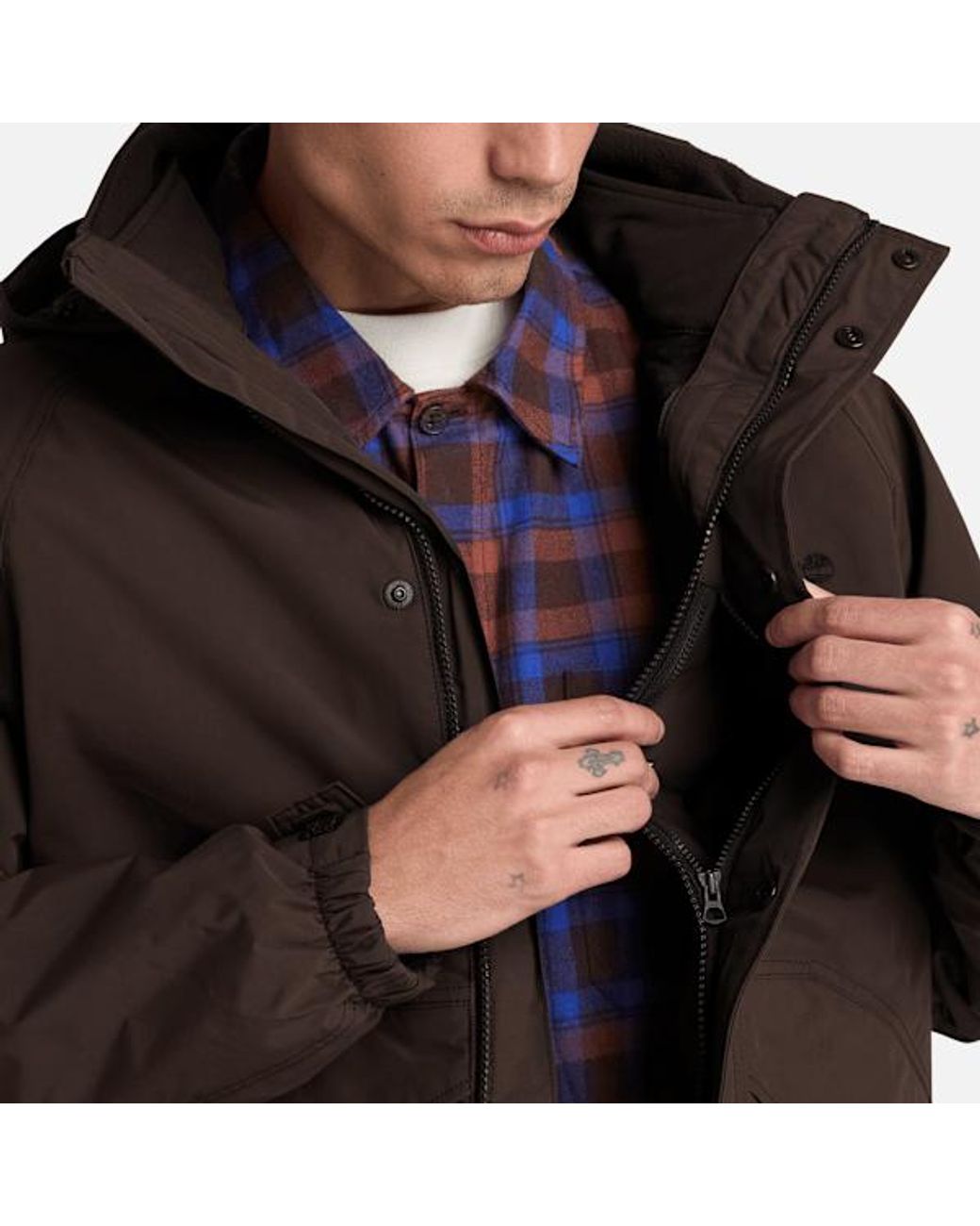 Timberland Brown Waterproof 3-In-1 Jacket For for men