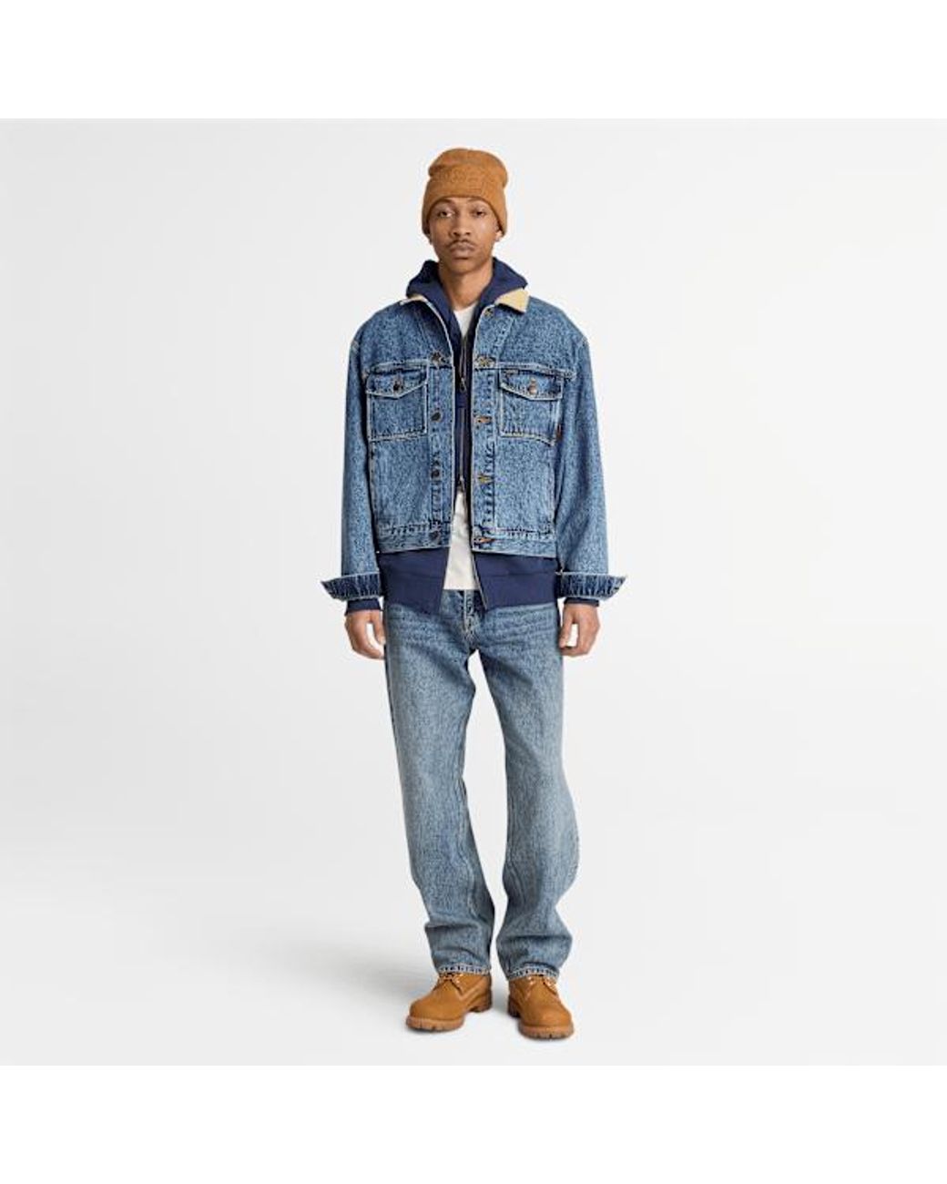 Timberland Blue Exeter River Full-Zip Hoodie For for men