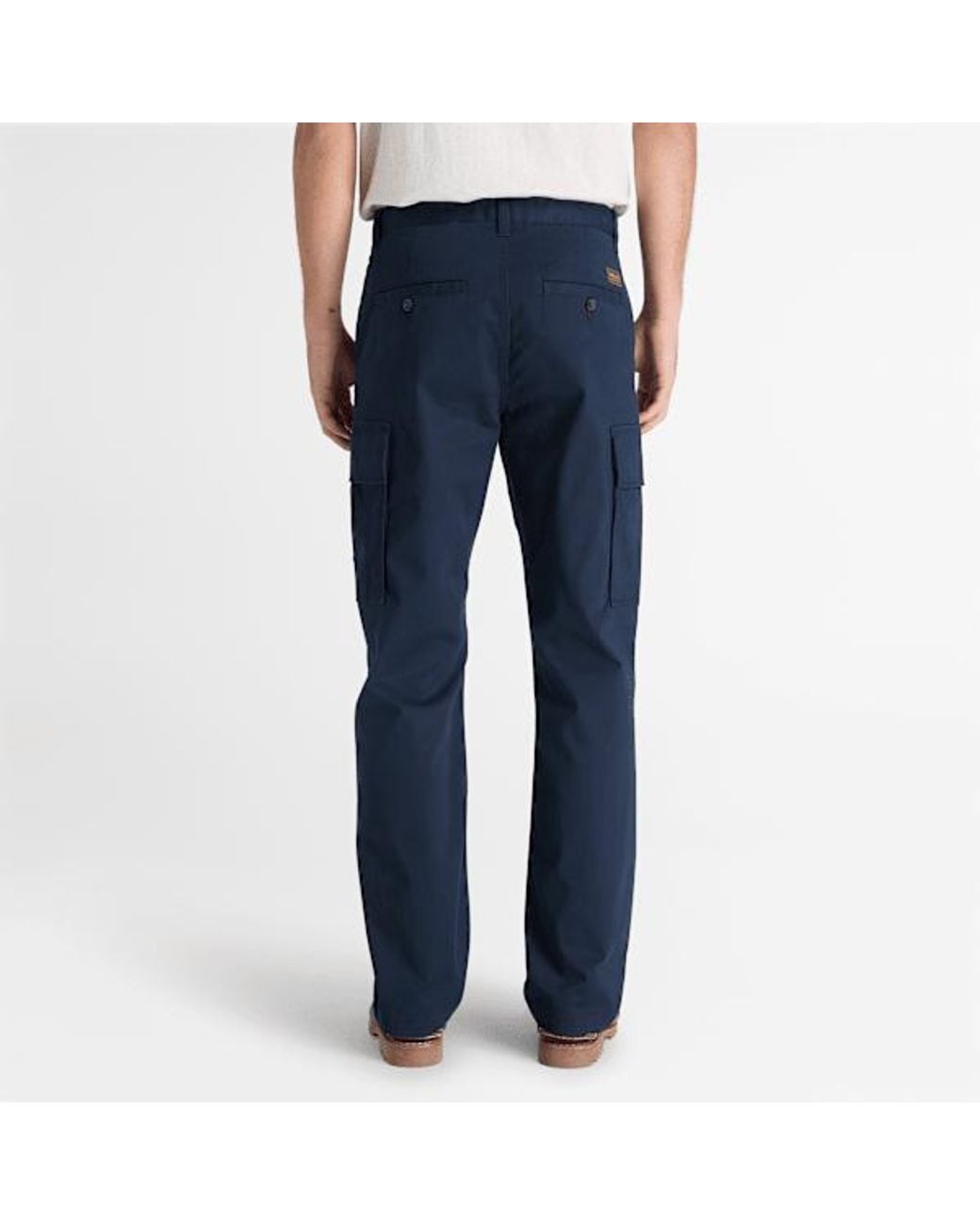 Timberland Blue Twill Cargo Trouser For for men