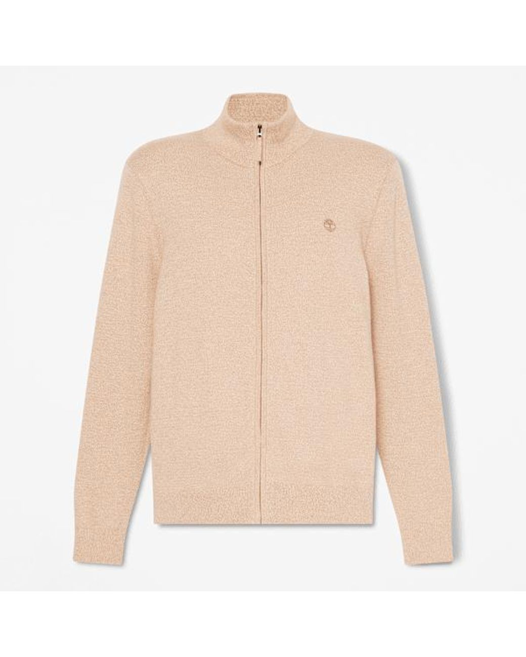 Timberland Natural Williams River Cotton Full-Zip Jumper For for men