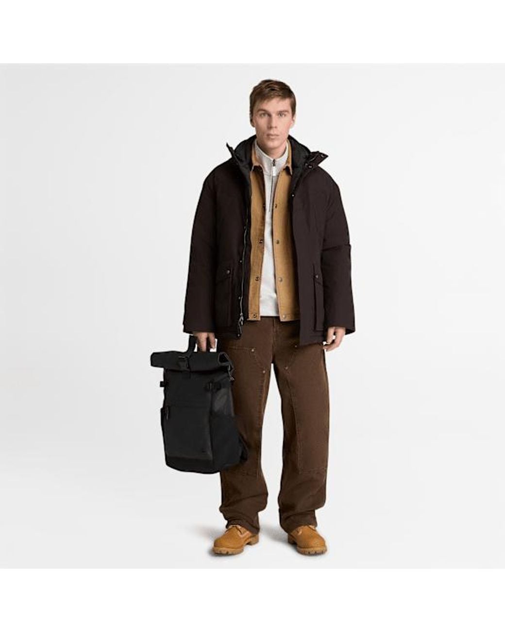 Timberland Black Waterproof Parka For for men