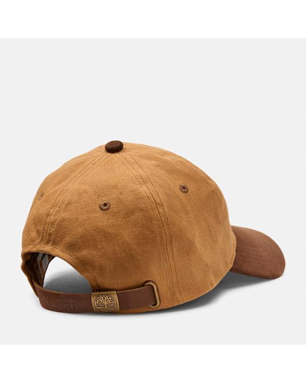 Timberland Brown Rugged Baseball Cap For for men