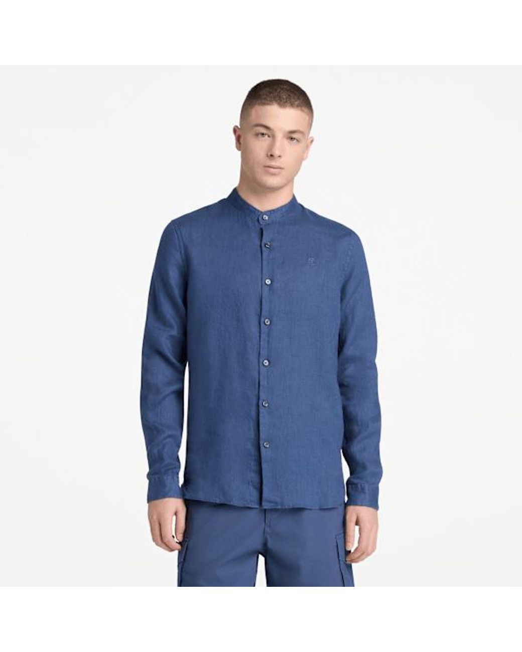 Timberland Blue Mill Brook Linen Shirt For for men