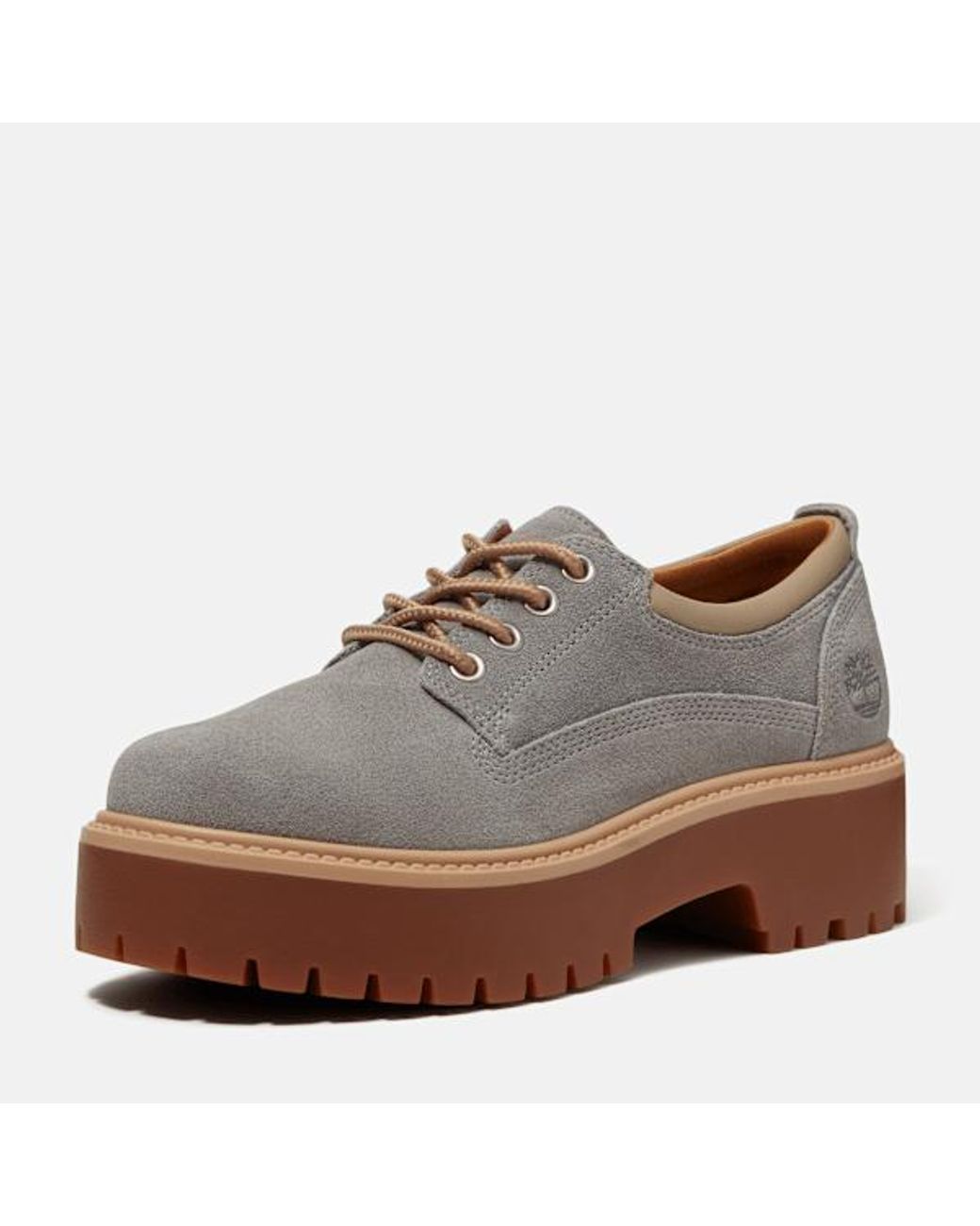 Timberland Brown Stone Street Platform Shoe For